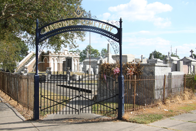 Masonic Cemetery Entrance